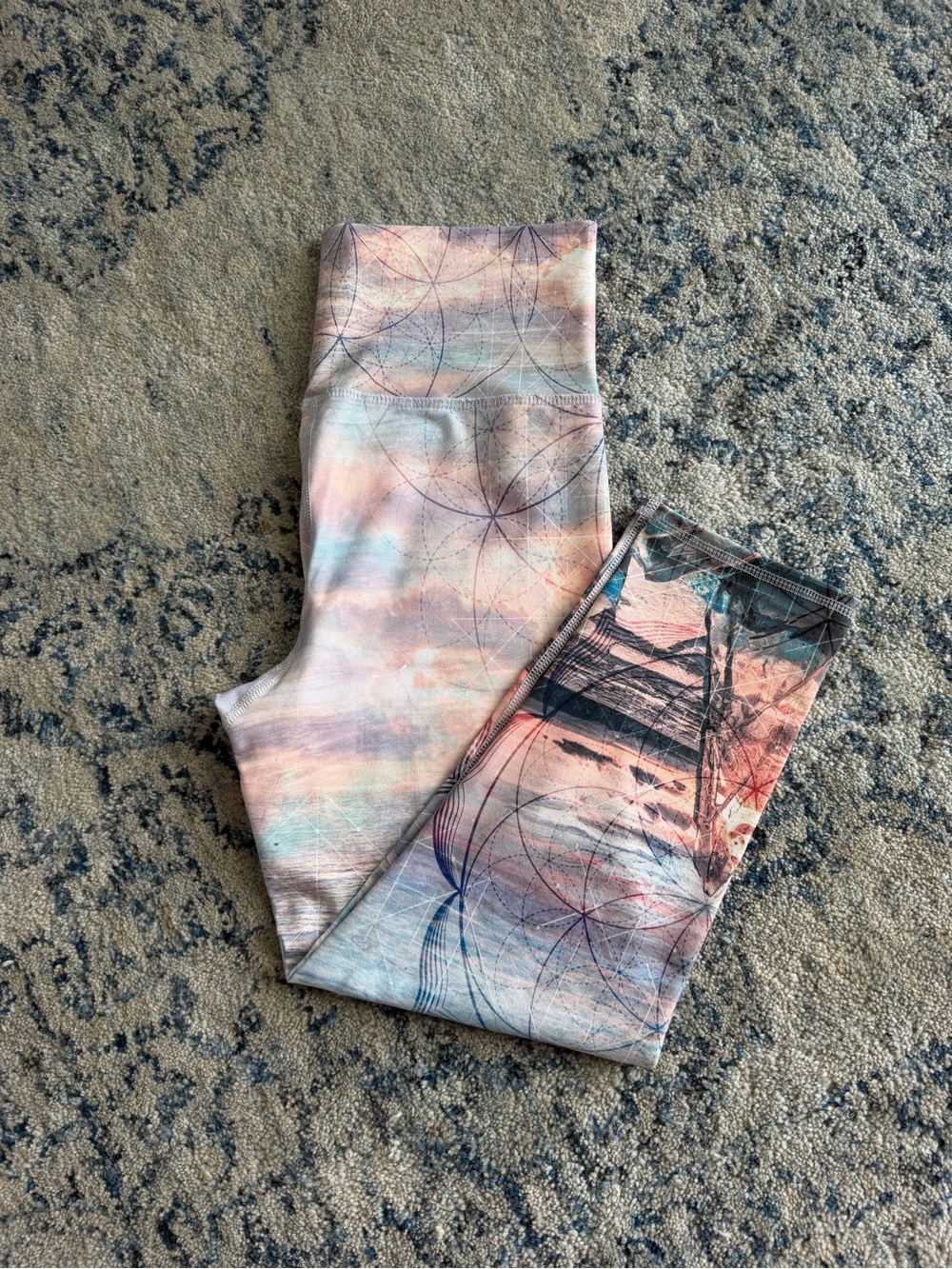 Active Leggings in Pastel Multicolor
